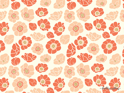 Friday Flores botanical art design floral flowers graphic design illustration illustration digital nature pattern procreate app repeat pattern surface pattern design surface pattern designer textile