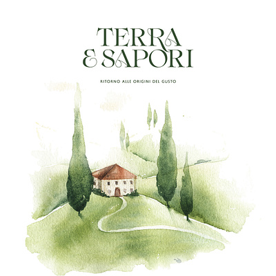 Terra e Sapori — Identity branding food gusto identity illustration italy logo packaging pasta typeface