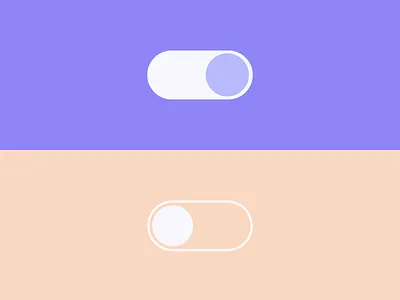 On/Off Switch app button cute dailyui dailyuichallenge design illustration illustrator minimal mobile off on on off switch slider switcher ui web