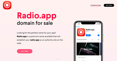 Radio.app - Domain for Sale radio