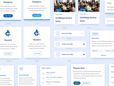 Sickkids Components components design figma sickkids ui ui ux ui design web website design