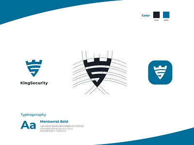 king Security brand and identity brand identity designer branding corporate branding dribbble best shot icon king king security logo minimal minimalist minimalist logo modern security app security logo vector