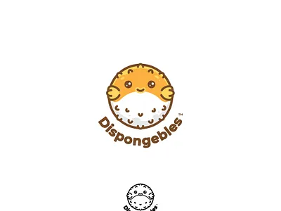 Dispongebles logo branding cute design dispongebles fish graphicdesign icon kawaii labeldesign logo vector wave