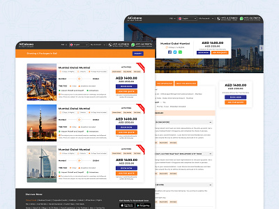 Travel Web App alcabana customer app graphic design travel app uiux web app