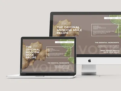 History of the Moscow Mule alcohol cocktail cocktails css animation design front end ginger ginger beer ingredients interactive design lime microsite moscow mule responsive design smooth animation storytelling vodka web webdesign