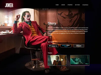 Practice shot - Figma figma joker joker movie prototype web