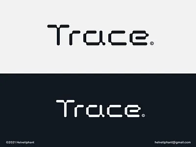 Trace - wordmark design brand design brand designer branding creative logo custom lettering custom logo custom type custom typeface custom typography lettering logo logo design logo design concept logo designer logotype tech logo technology logo typography wordmark logo