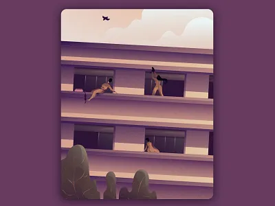 La vie en rose art artwork character design character design illustration design editorial design girl illustration graphic design illustration illustrator vector website illustration