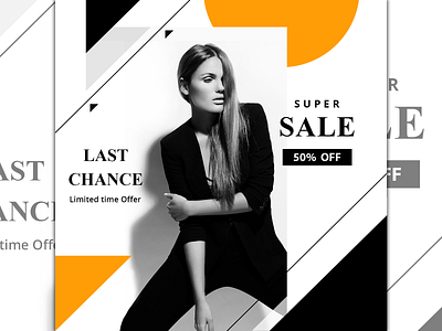 Instagram Ad. - Fashion & Sale instagram banner instagram post social media banner social media design