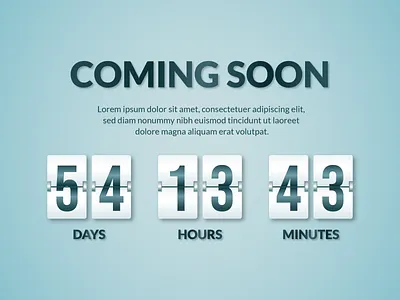 Realistic Coming Soon Countdown Timer ads advertisement advertising coming soon countdown design marketing promotion realistic timer vector