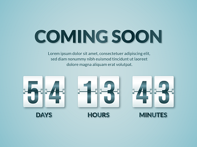 Realistic Coming Soon Countdown Timer ads advertisement advertising coming soon countdown design marketing promotion realistic timer vector