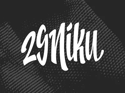 29NIKU type 02 bjj design jiujitsu lettering logo typography vector
