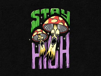stay high art artsy artwork branding design design art illustration logo tshirt tshirtdesign vector
