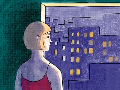 Looking adobe fresco character design illustration texture