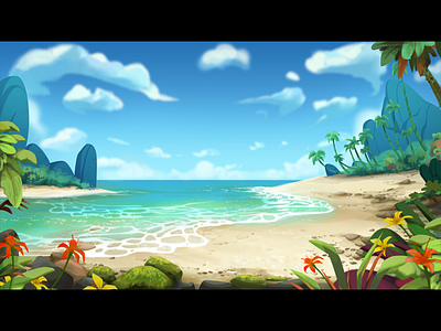 bg 1 2d art background design