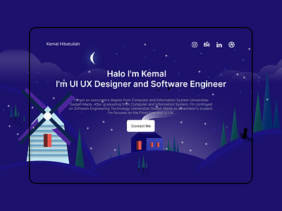 Portofolio design illustration portfolio ui ux vector website