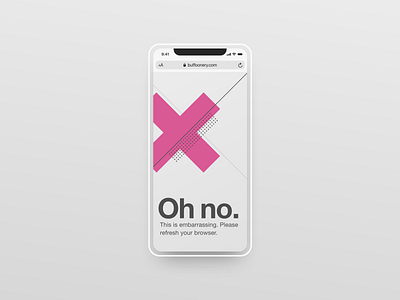 Error Page 404 404 error 404 page dots error error page helvetica helvetica neue mobile mobile ui pink ui ui design web web design