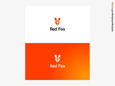 Daily Logo Challenge #16 - Fox Logo branding daily logo daily logo challenge design dribbble logo logo challenge sketch typography vector