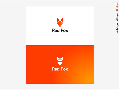 Daily Logo Challenge #16 - Fox Logo branding daily logo daily logo challenge design dribbble logo logo challenge sketch typography vector