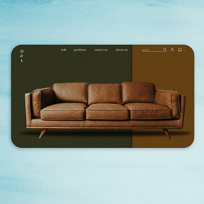 furniture store ui/ux design frontend furniture store sofa ui ux webdesign website