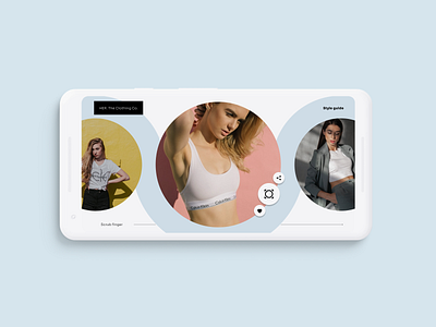 Daily UI - 072 Image slider 072 app clothes daily 100 challenge daily ui daily ui 072 dailyui dailyui 072 dailyui072 dailyuichallenge designer fashion fashion design image image slider lookbook slider design style styleguide ui