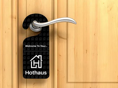 Hothaus Property Ltd | Door Hanger brand branding design designer graphic hand lettering icon iconography identity illustration logotype logotypes monogram sketching typography vector wordmark