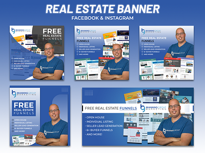 Real Estate Banner Design | Instagram & Facebook banner banner ad banner design business banner instagram banner instagram post social banner social media design social post social post design