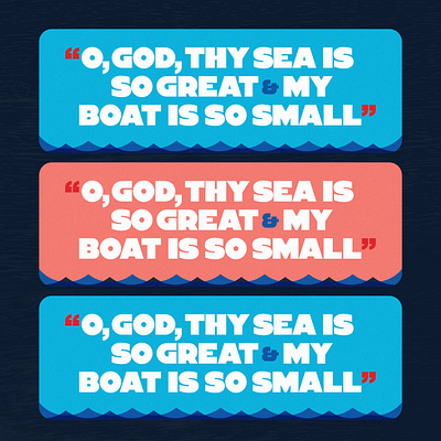 That Big Sea biden bold design geometry illustration jfk quote sans serif texture type typography