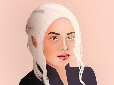 Khaleesi illustration procreate