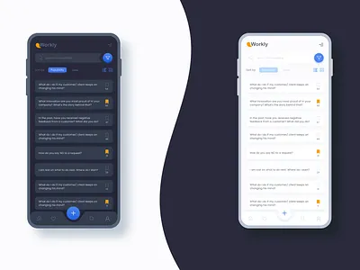 Mobile App Interface app app design application dark mode design figma inspiration interface light mode modern searching ui ux