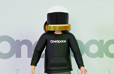 SpaceMan 3d cinema4d one space spaceman