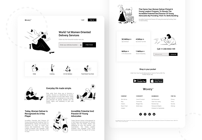 Delivery service web User interface branding delivery services food delivery service gojek graphic illustrator lyft order food order management typography uiux user experience design user interface design userinterface web design agency web kits webdesign website women oriented delivery services
