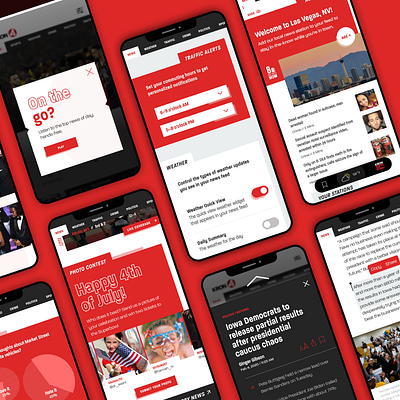 Nexstar News App app design graphicdesign mobile mobileapp mobileappdesign