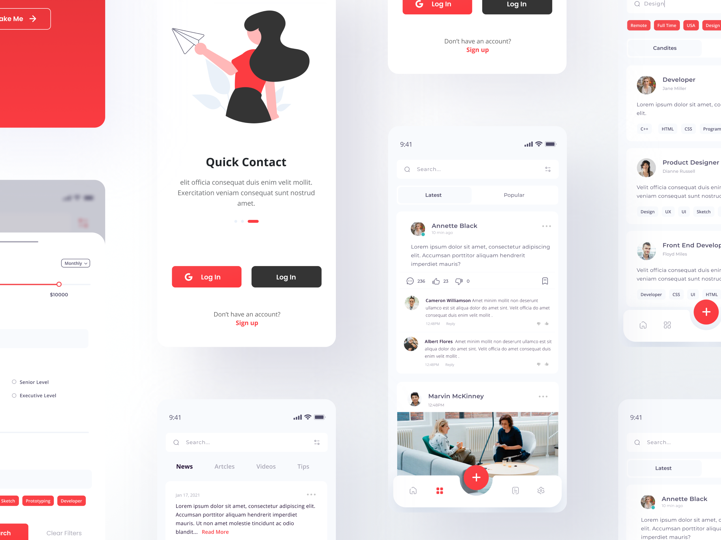 Recruitment App by Simona Jansone on Dribbble