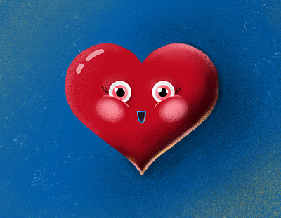 Little Heart character heart illustration love procreate valentine day