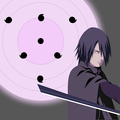 Sasuke animation anime cartoon cartoon character cartoon illustration character design design illustration