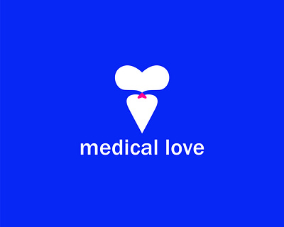 medical love | logo designer brand branding care clinic creative dentist design graphicdesign healthy hospital idenity ilustration ilustrator logo mark medical medicine patient social media website