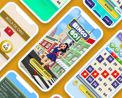 BINGO GAME DESIGN app designer art asset bingo coin design game icon game ui graphic design illustration number outsourcing work puzzle ui ui design