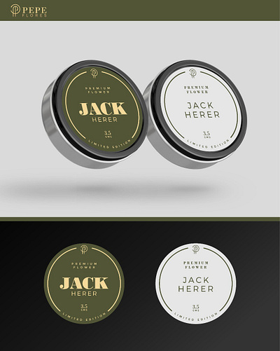 Pepe Flores - Jack Herer (strain label)