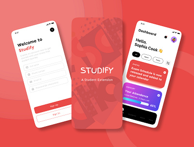 Studify App Concept app app dashboard app design student study study app ui