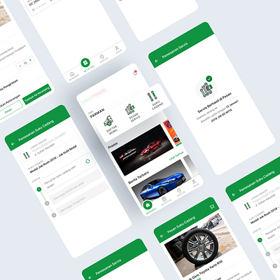 Car Repair Shop UI UX Mobile Design Cocept app design icon logo mhala typography ui ui design ui ux design ux