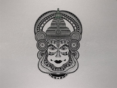 Kathakali artist goddess icon illustration illustrations illustrator kathakali logo mandala ui ui design uidesign uiux ux vector web zentangle art zentrick