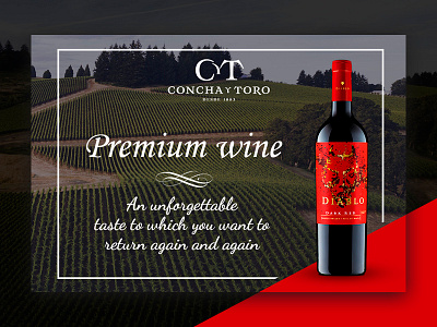 Banner for wine producer adobe photoshop ads ads banner ads design banner banner ad banner ads photoshop web design webdesign