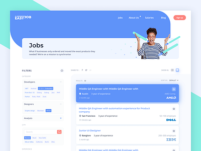 Web site – filters cards ui design figma filters forms ui ux website