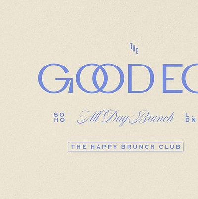 The Good Egg - Typography details branding branding design design logo logo design type typography vector