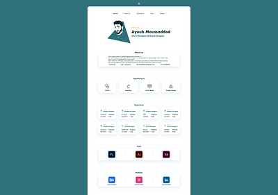 Resume branding design flat freelance graphic design illustration minimal ui ux web website