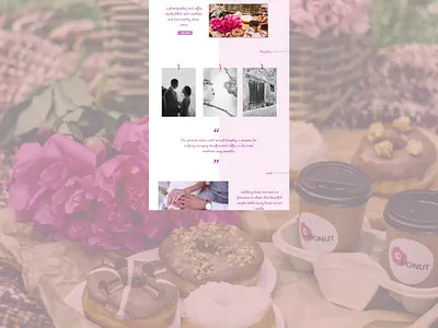 Photovio - Blog design aesthetic beauty branding design dribbble floral minimalism modern trend ui uidesign userinterface