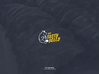 The Tasty Belly belly branding design lechon logo pig product tasty