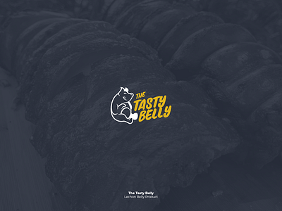 The Tasty Belly belly branding design lechon logo pig product tasty