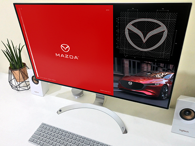 MAZDA Design 2019 / redesign logo 🚘 automotive brand branding car cardesign contest design designer hire icon identity logo logodesign logodesigner mark mazda modern redesign